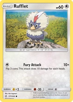 Rufflet (CEC-177) (Reverse Holofoil)