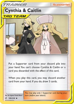 Cynthia & Caitlin (CEC-189) (Reverse Holofoil)