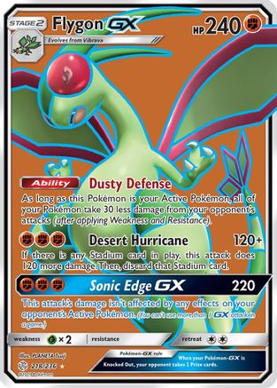 Flygon GX (Full Art) (CEC-218) (Holofoil)