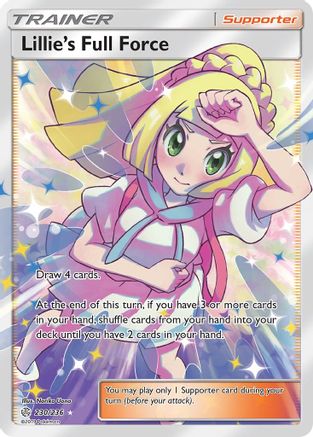 Lillie's Full Force (Full Art) (CEC-230) (Holofoil)