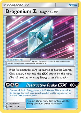 Dragonium Z: Dragon Claw (CEC-190) (Reverse Holofoil)