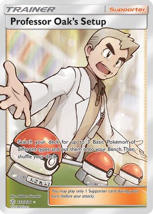 Professor Oak's Setup (Full Art) (CEC-233) (Holofoil)