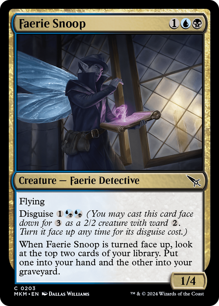 Faerie Snoop (MKM-203) (Foil)