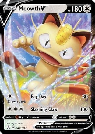 Meowth V (SSP-SWSH004) (Holofoil)