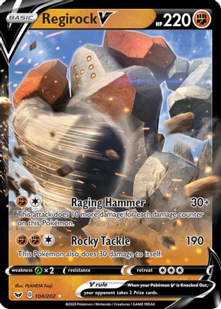 Regirock V (SSH-104) (Holofoil)