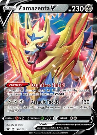 Zamazenta V (SSH-139) (Holofoil)