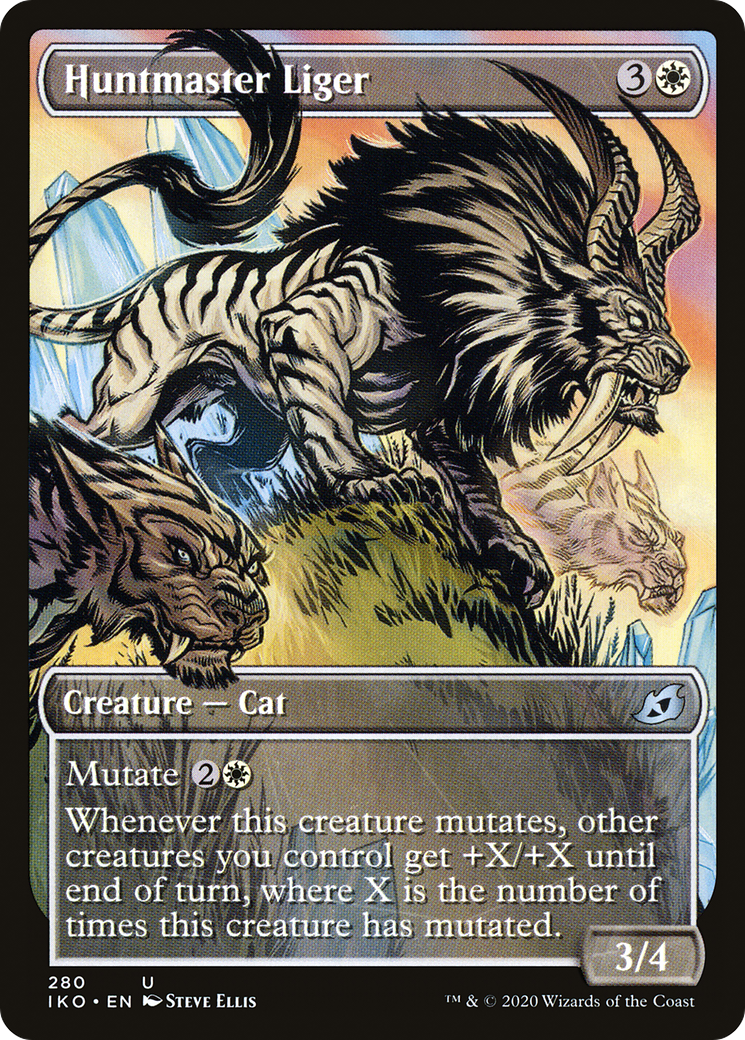 Huntmaster Liger (IKO-280) (Showcase) (Foil)