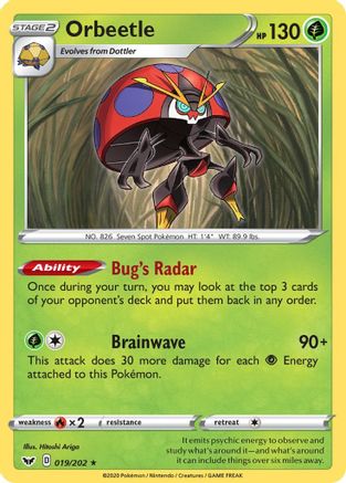 Orbeetle (SSH-019) (Reverse Holofoil)