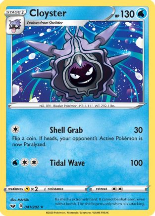 Cloyster (SSH-041) (Reverse Holofoil)