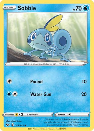 Sobble (055) (SSH-055) (Reverse Holofoil)