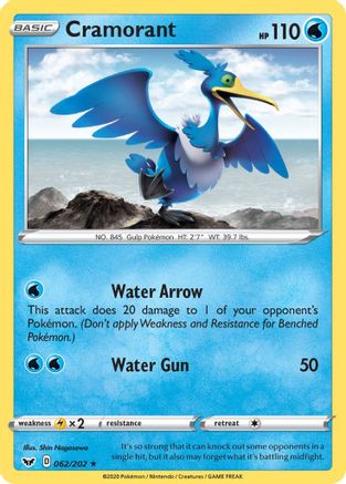 Cramorant (SSH-062) (Reverse Holofoil)