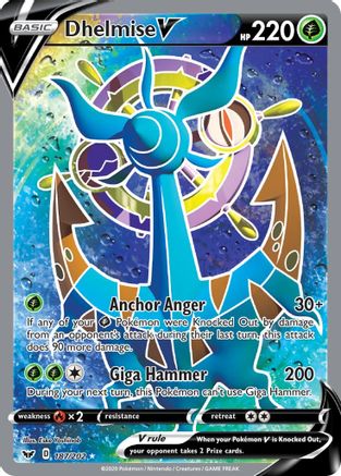 Dhelmise V (Full Art) (SSH-187) (Holofoil)