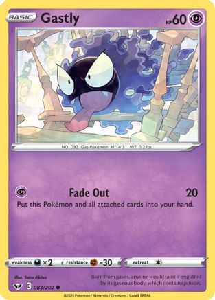 Gastly (SSH-083) (Reverse Holofoil)