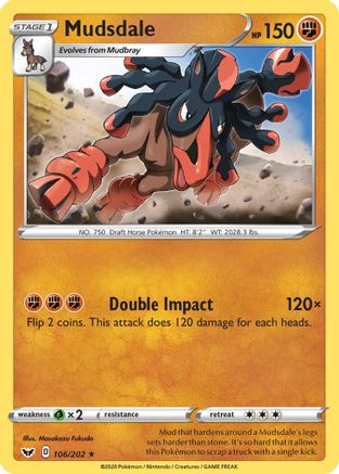 Mudsdale (SSH-106) (Reverse Holofoil)