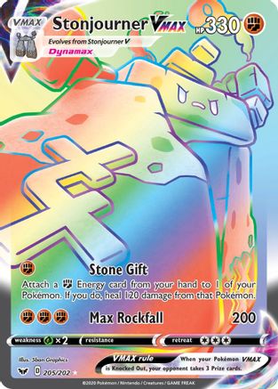 Stonjourner VMAX (Secret) (SSH-205) (Holofoil)