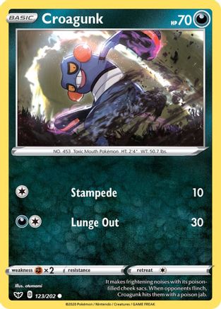 Croagunk (SSH-123) (Reverse Holofoil)