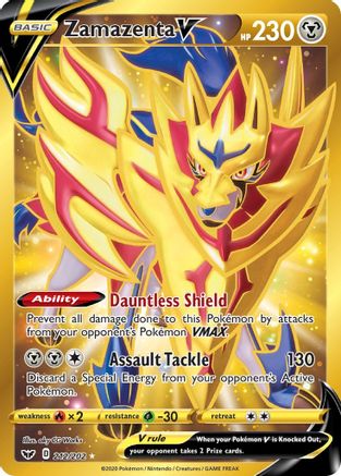 Zamazenta V (Secret) (SSH-212) (Holofoil)