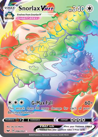 Snorlax VMAX (Secret) (SSH-206) (Holofoil)