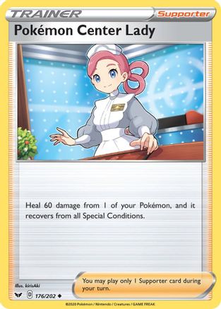 Pokemon Center Lady (SSH-176) (Reverse Holofoil)