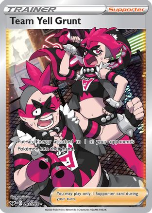 Team Yell Grunt (Full Art) (SSH-202) (Holofoil)