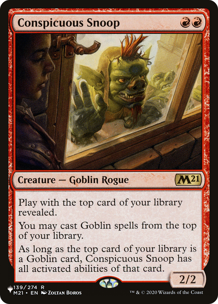 Conspicuous Snoop (LIST-M21-139)