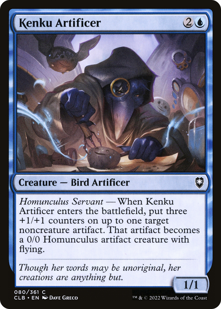 Kenku Artificer (CLB-080) (Foil)