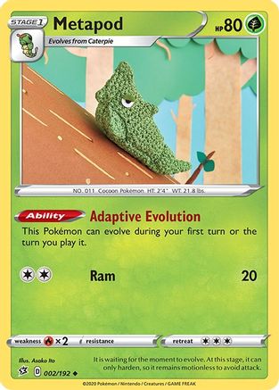 Metapod (RCL-002) (Reverse Holofoil)