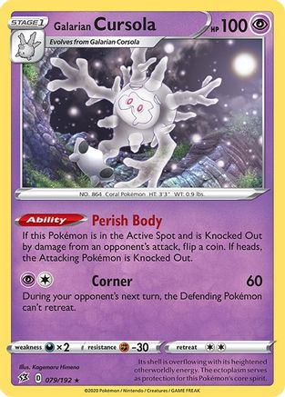 Galarian Cursola (RCL-079) (Reverse Holofoil)