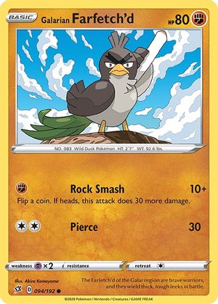 Galarian Farfetch'd (RCL-094) (Reverse Holofoil)