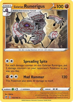 Galarian Runerigus (RCL-102) (Reverse Holofoil)