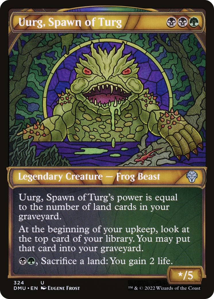Uurg, Spawn of Turg (DMU-324) (Showcase) (Foil)