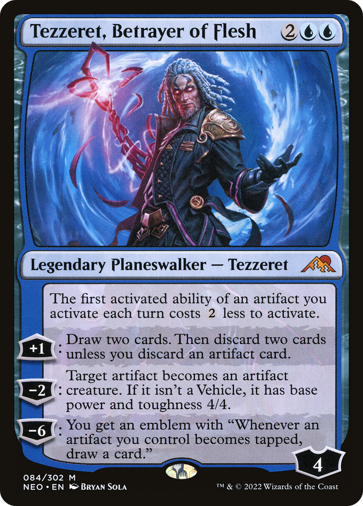 Tezzeret, Betrayer of Flesh (NEO-084) (Foil)