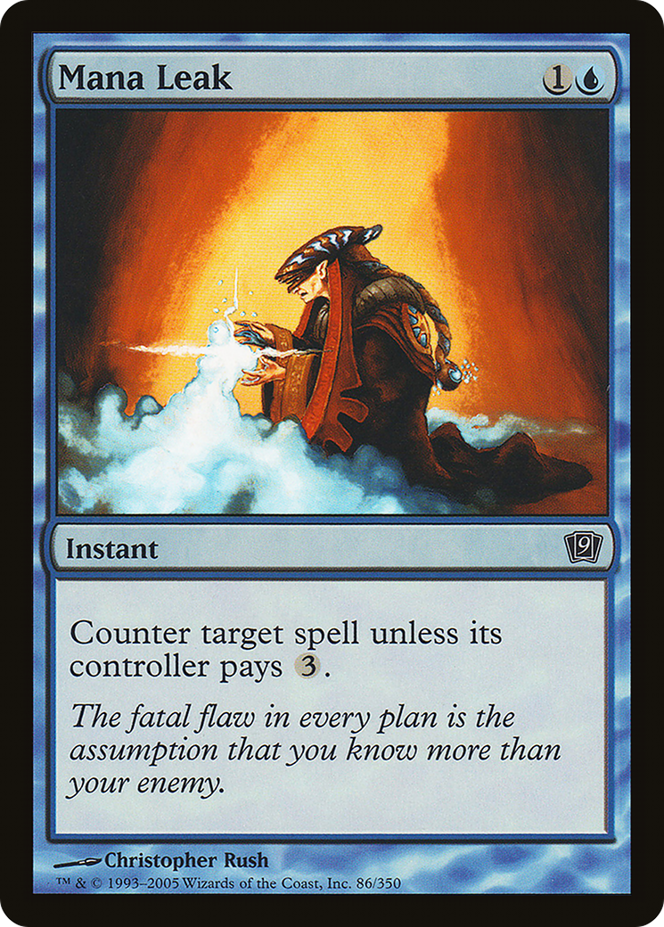 Mana Leak (9ED-086★) (Foil)