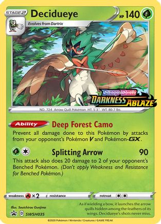 Decidueye (SSP-SWSH035) (Holofoil)