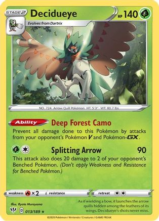 Decidueye (DAA-013) (Reverse Holofoil)
