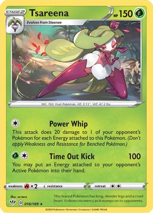Tsareena (DAA-016) (Reverse Holofoil)
