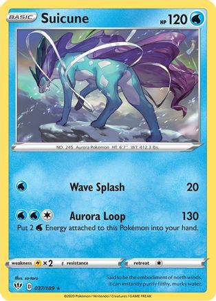 Suicune (DAA-037) (Reverse Holofoil)
