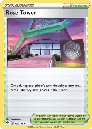 Rose Tower (DAA-169) (Reverse Holofoil)