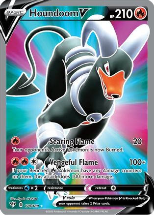 Houndoom V (Full Art) (DAA-178) (Holofoil)