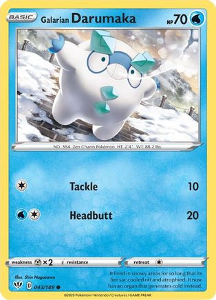 Galarian Darumaka (DAA-043)