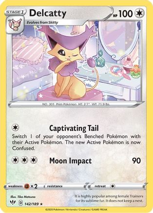 Delcatty (DAA-142) (Reverse Holofoil)