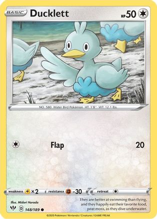 Ducklett (DAA-148) (Reverse Holofoil)