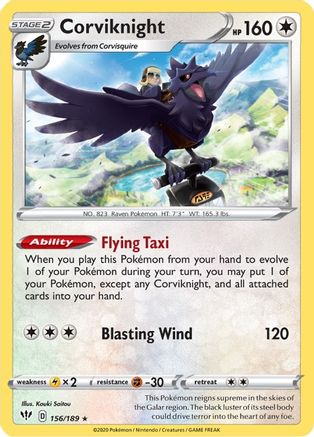 Corviknight (DAA-156) (Reverse Holofoil)