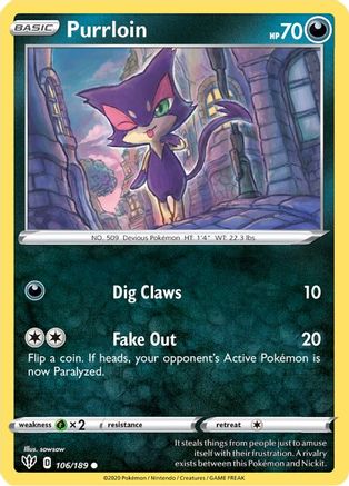 Purrloin (DAA-106) (Reverse Holofoil)