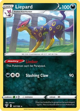 Liepard (DAA-107) (Reverse Holofoil)