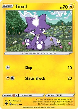 Toxel (DAA-062) (Reverse Holofoil)