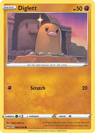 Diglett (DAA-084) (Reverse Holofoil)