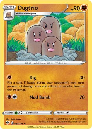 Dugtrio (DAA-085) (Reverse Holofoil)