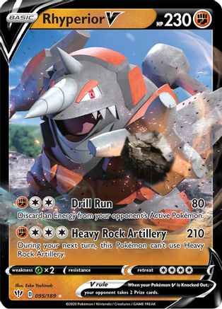 Rhyperior V (DAA-095) (Holofoil)