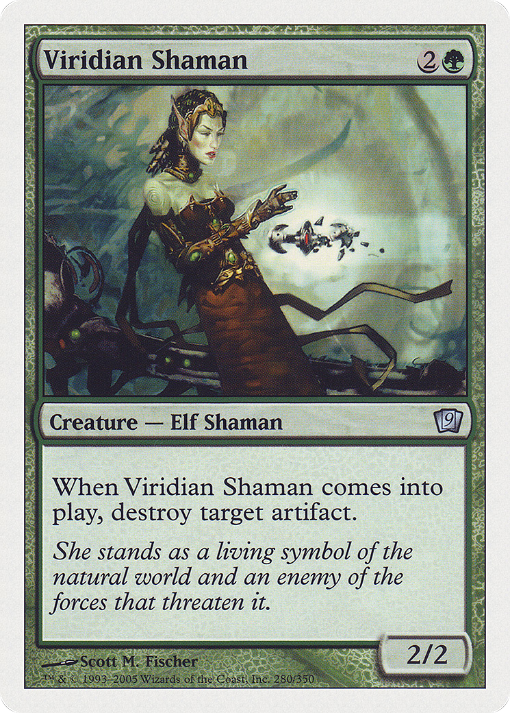 Viridian Shaman (9ED-280★) (Foil)